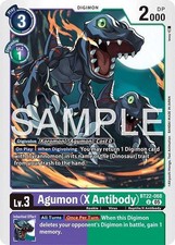BT22-068 Agumon (X Antibody) Cyber Eden Digimon Card Game x1