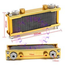 Gold Oil Cooling Cooler Radiator 125cc 140CC Pit Dirt Bike ATV Motorcycle