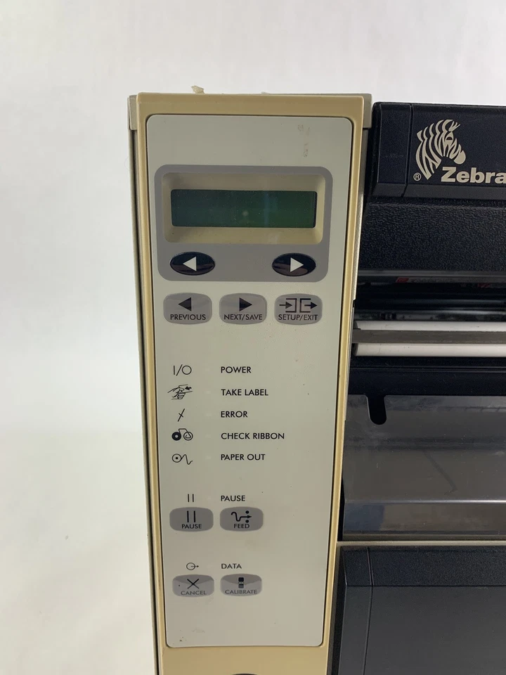 Zebra 140Xi3 III Label Thermal Printer 200 DPi Serial and Network Cracked Side - Image 3 of 4