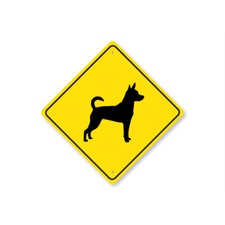 Rat Terrier Dog Diamond Metal Sign Canine K9 Pet-Lover Animal Themed Wall Plaque