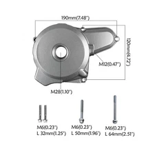 Engine Magneto Stator Cover Case 50cc 70cc 90cc 110cc 125cc ATV Quad Bike Taotao