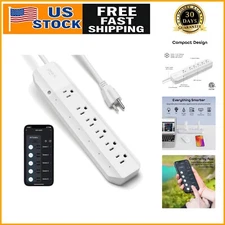 6-Outlet Smart Surge Protector with Alexa & Google Assistant Integration