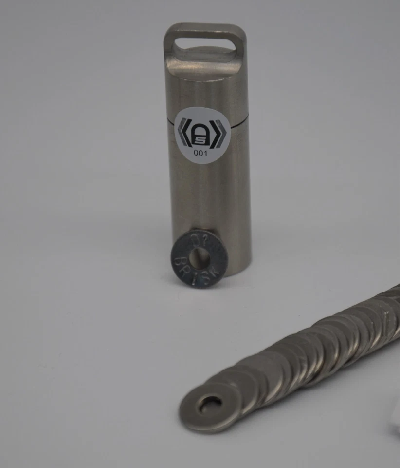 2x Recovery Seed Phrase Bitcoin Ethereum Hardware Cold Steel Wallet - Bild 4 von 4