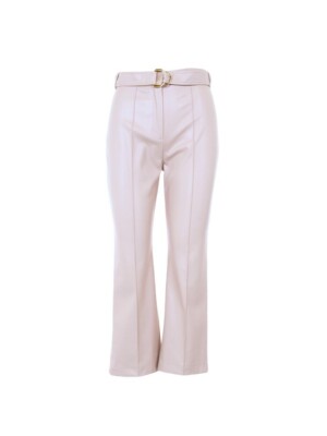 Hose Liu Jo Damen, Kunstleder, Grau, Code CF4140 E0624