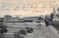 Baltimore Maryland Union Station Birdseye View Antique Postcard K34454