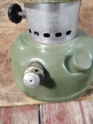 Vintage Sears Big Hat Avocado Lantern Made By Coleman Model 72243