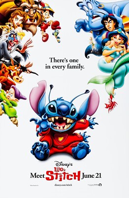 Disney's Lilo & Stitch Movie Poster | 2002 | 11x17 | NEW | USA | eBay