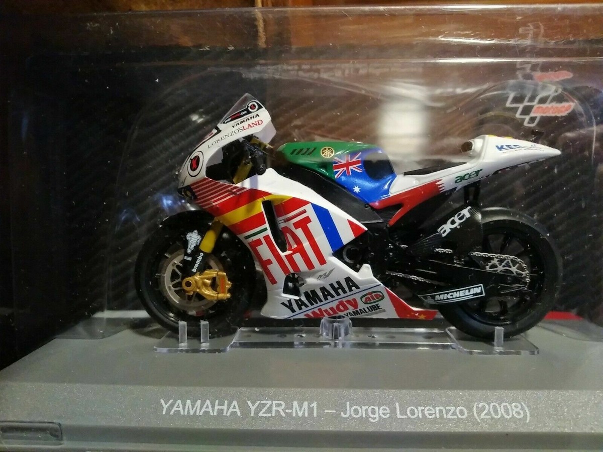 Jorge Lorenzo - 2008 - Yamaha YZR-M1 1/18 new in box Moto GP | eBay