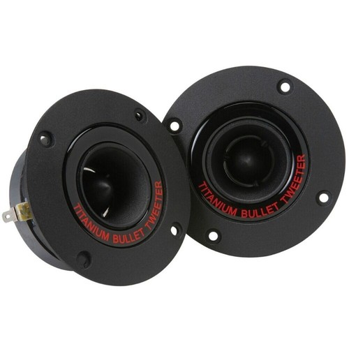 PYRAMID TW18BK coppia di super tweeter neri 150 watt rms altoparlanti 9,80 cm - Foto 9 di 10