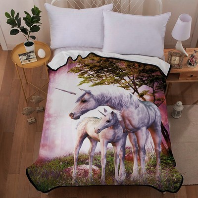 Hudson Baby® Plush Unicorn Hooded Blanket in Pink | buybuy ...