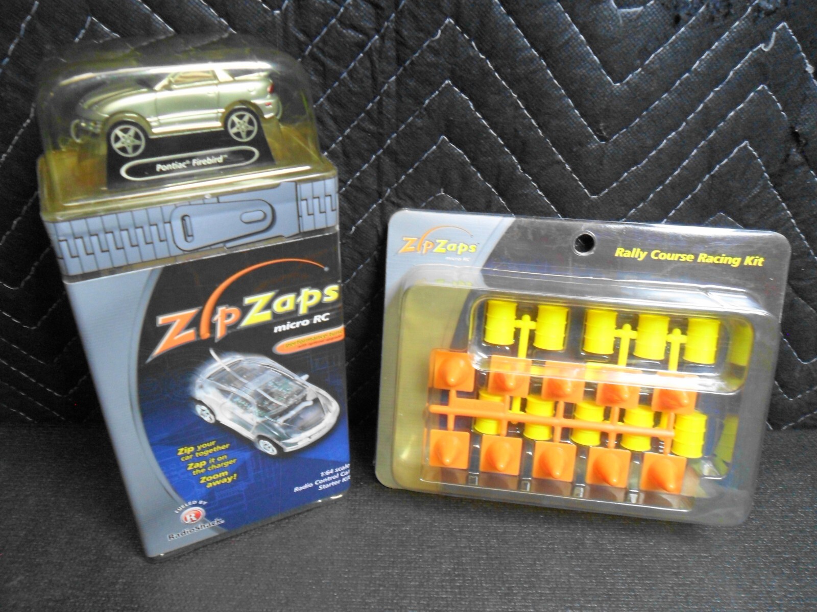 RADIO SHACK ZIP ZAPS MICRO RC PONTIAC FIREBIRD SILVER 164 Kit & Rally