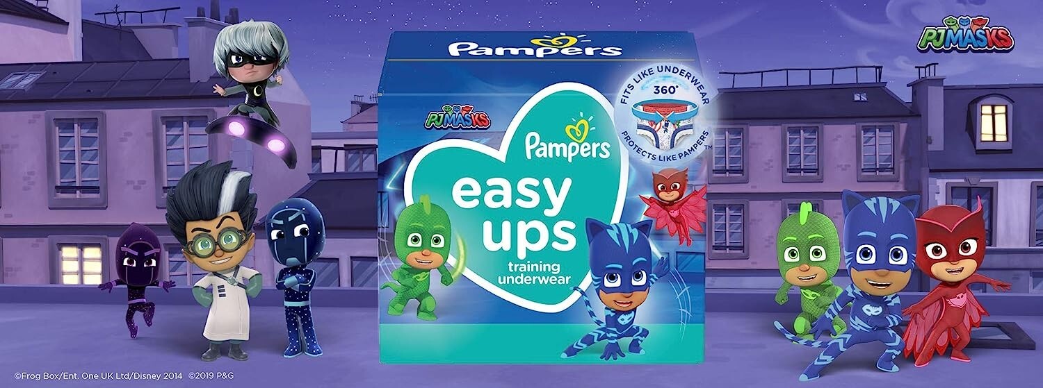 Pampers Boys & Girls Potty Training Pants - Size 3T-4T, 124 Count