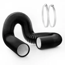 8 Inch Flexible Air Aluminum Ducting 8-Feet Long Vent Hose for HVAC Ventilation