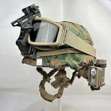 Small USMC LWH Lightweight Helmet Package Norotos ESS IR USGI US Marines Marpat