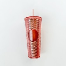 Starbucks Rose Gold Studded Cold Cup Tumbler Venti 24oz Spike