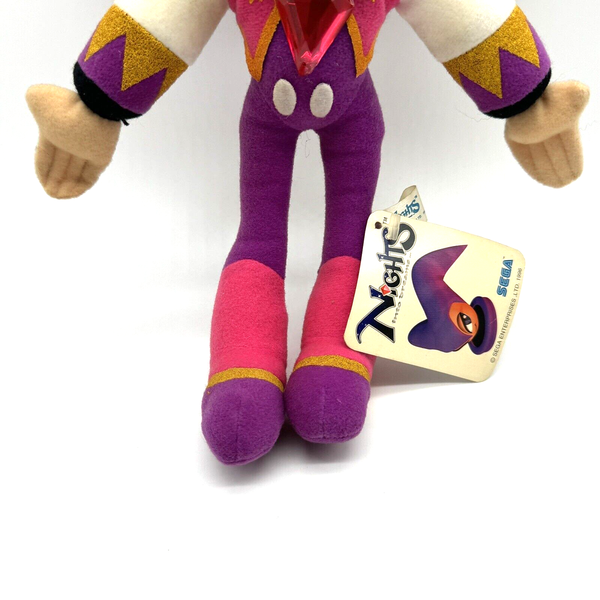 Nights into Dreams Nights Plush Doll Sega 1996 Sega Saturn