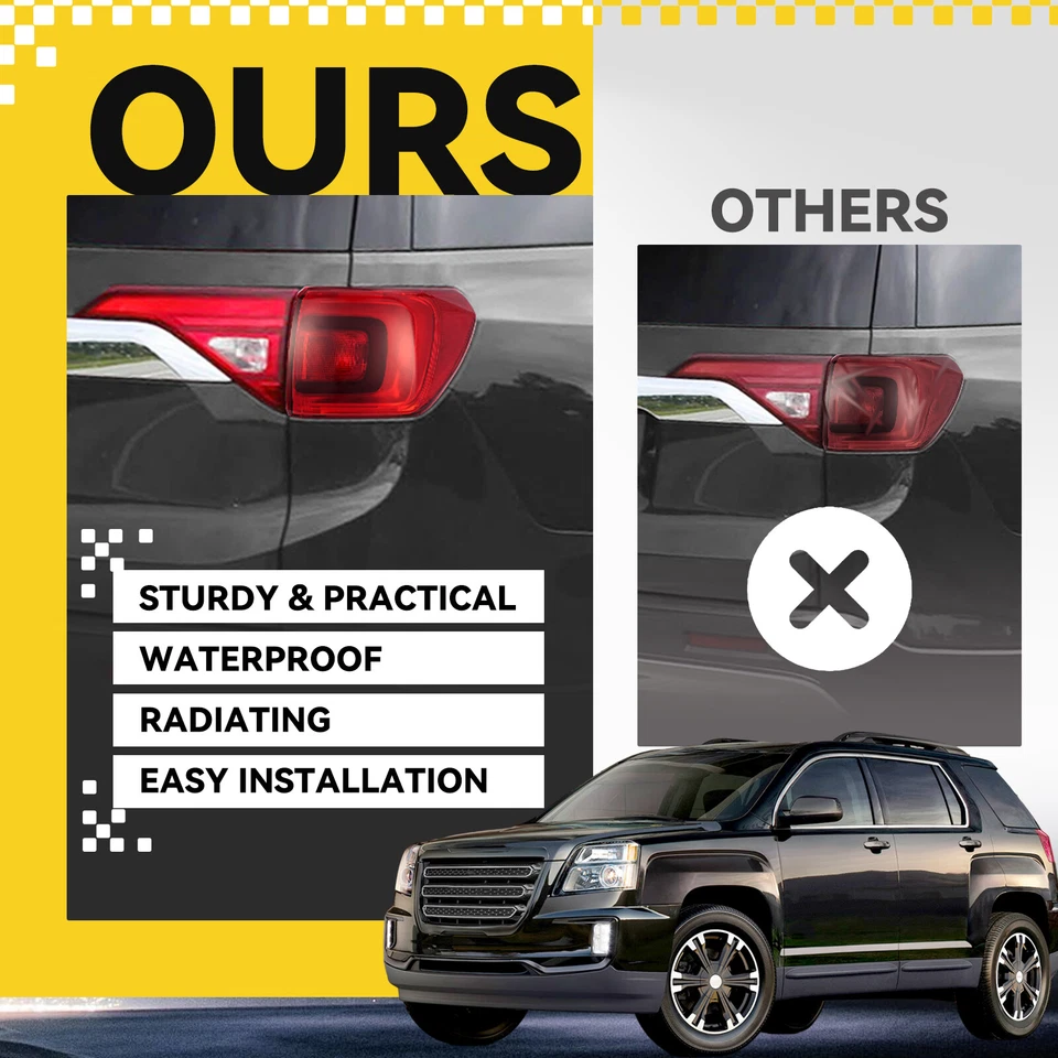 Luz trasera LED del lado izquierdo del conductor lámpara de freno para GMC Acadia 2017 2018 2019 Foto 4 de 4