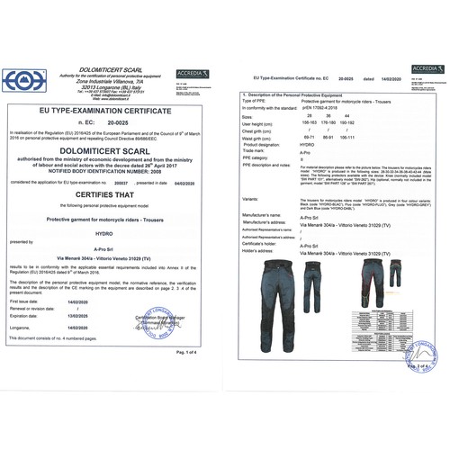 Mujeres Pantalones Señora impermeable Moto acolchado térmico extraíble - Imagen 3 de 27