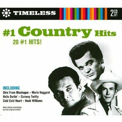 NEW! 20 #1 COUNTRY HITS  [2 CD Set,2007] Various Artists - DPAK