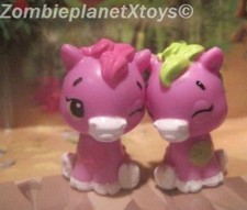 HATCHIMALS COLLEGGTIBLES FIGURE SEASON 3  PONETTE TWINS PURPLE cute