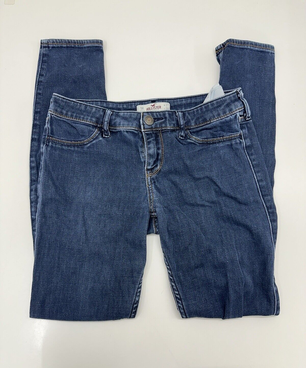 Hollister Womens Juniors Jeans Size 5 R Denim - image 1