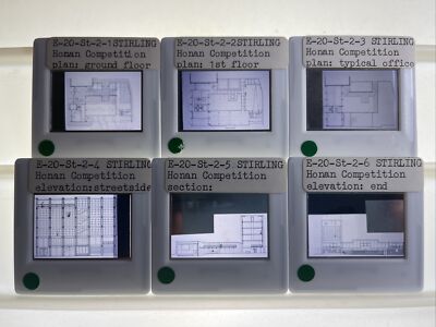 James Stirling Honan Competition England 6 35mm British Architectural Slides