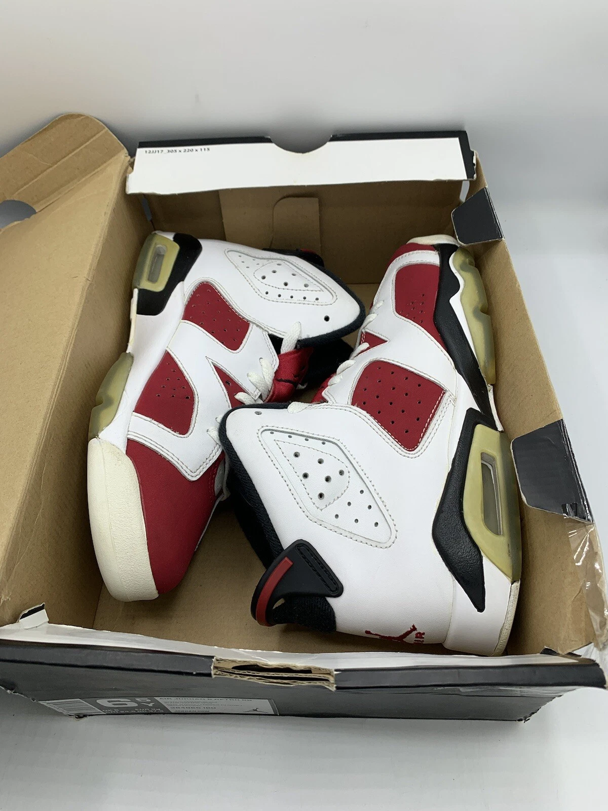 Air Jordan 6 Retro Rosso Carmine 2014 Taglia 6 5