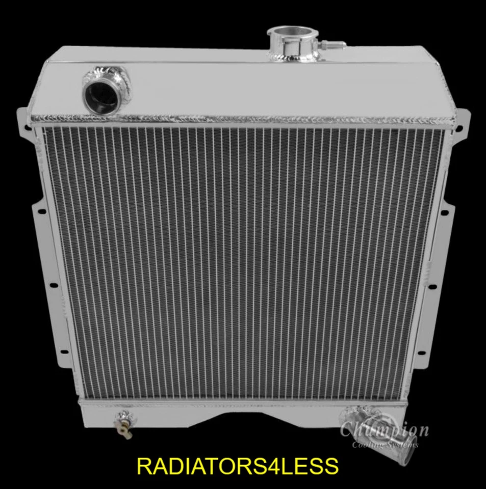 CHAMPION 3 FILAS RADIADOR 16" VENTILADOR 54 55 56 57 58 59 60 61 62 63 64 JEEP WILLYS Foto 4 de 4