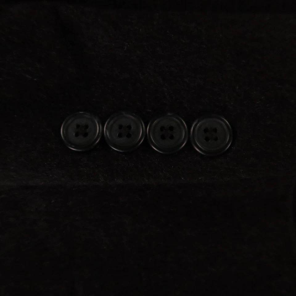 100% Cashmere Jacket M Charcoal Gray Tweed Flannel Blazer Sport Coat 42S - Image 4 of 4