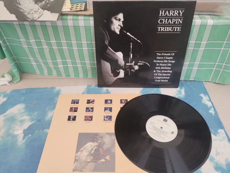 Harry Chapin Tribute SPRINGSTEEN, GRAHAM NASH, PAT BENATAR RARE LP - Image 3 of 4