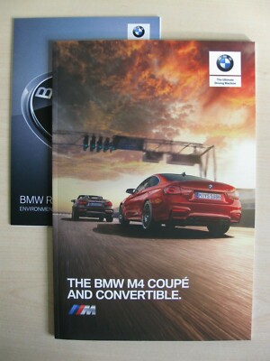 BMW M4 Coupe & Convertible UK Sales Brochure (Sept 2018) 