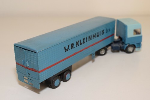 Camión 1:50 LION CAR DAF 95 CON REMOLQUE W.R. KLEINHUIS BV BUEN ESTADO REPINTADO - Imagen 2 de 5