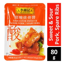 Lee Kum Kee Sauce For Sweet & Sour Pork / Spare Ribs 2.8 oz ( Pack of 6 )-6/2025