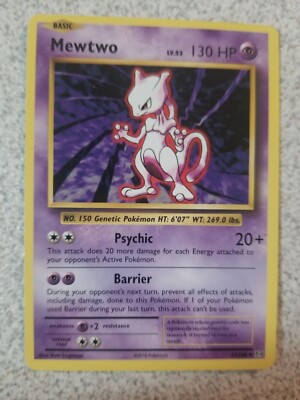 Level 53 Mewtwo Pokémon Card | eBay