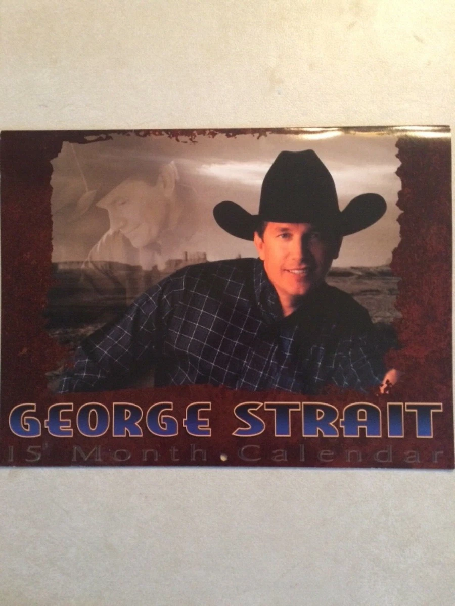 NEW George Strait calendar June 1999-August 2000 | eBay