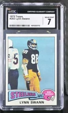 1975 TOPPS #282 LYNN SWANN 7 NM RC ROOKIE STEELERS UER 233