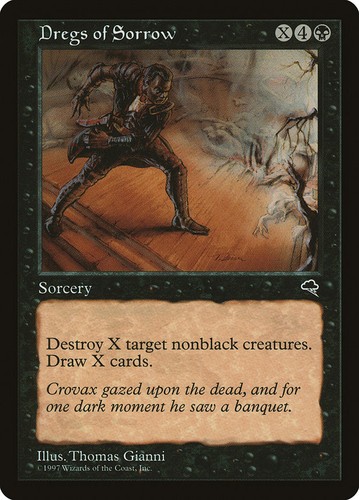 【Foil】悲しみの残りカス/Dregs of Sorrow[7ED] DREGS OF SORROW 7th Edition Foil Rare CGC 9 Q+ MTG [Nostalgium] | eBay
