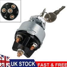 12V Universal Auto Car Boat Ignition Starter Switch 4 Position w/ 2 Keys On Off