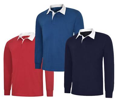 Front Row Men's Long Sleeve Rugby Shirt FR01M - View #5