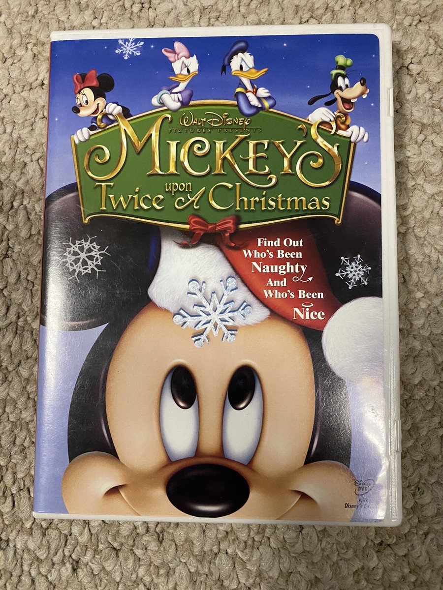 Mickey's Twice Upon A Christmas DVD 2004 Mickey Mouse Minnie Walt