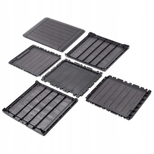 KADAX Gartenkiste, Aufbewahrungsbox aus Kunststoff - Bild 6 von 23