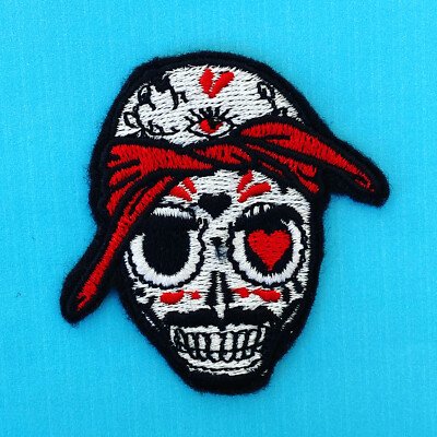 Iron On Patch Tupac Dead Rappers Day Of The Dead Embroidered Hip Hop Rap Ebay