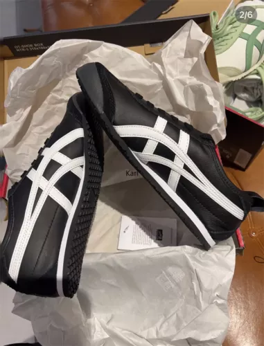 Onitsuka Tiger MEXICO 66 NERO BIANCO 1183C102 001 nuovo con scatola - Foto 2 di 28