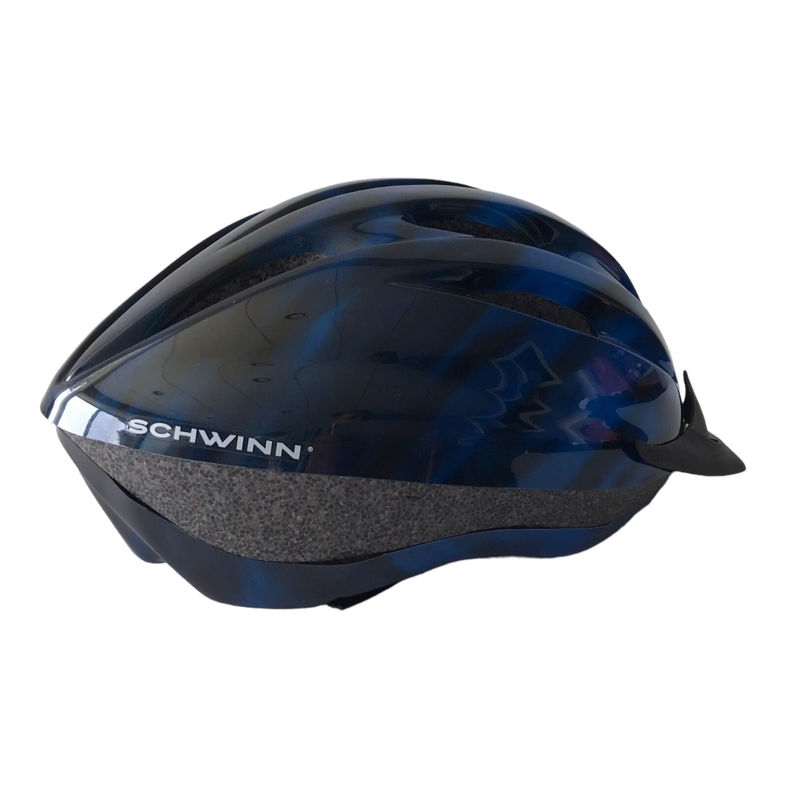Schwinn Intercept Adult Bicycle Helmet Removable Visor Adjustable Ages 14+ Blue