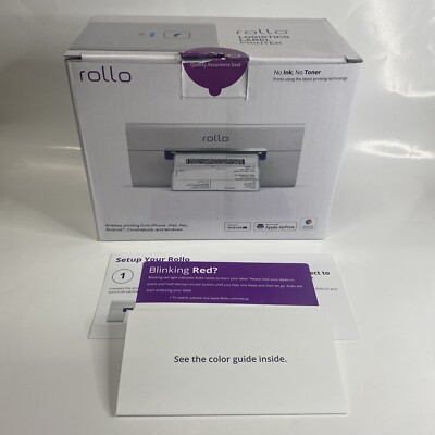 Rollo Printer Blinking Red