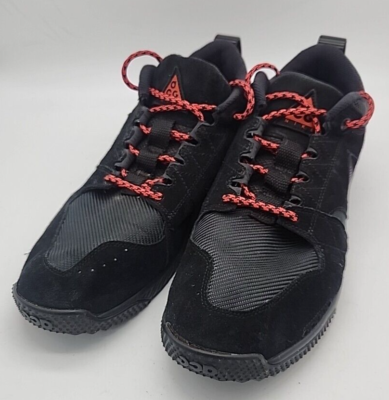 Nike ACG Dog Mountain Triple Black Trail Running Shoes AQ0916-003 Rare Men  Sz 15