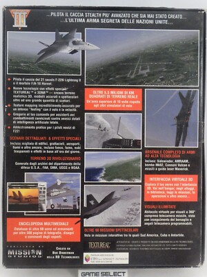 Jetfighter III COMBAT Flight simulator 3 PC Computer Big Box