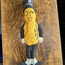 Vintage Planters Mr Peanut Cloth 18.5" Plush Doll 1970’s