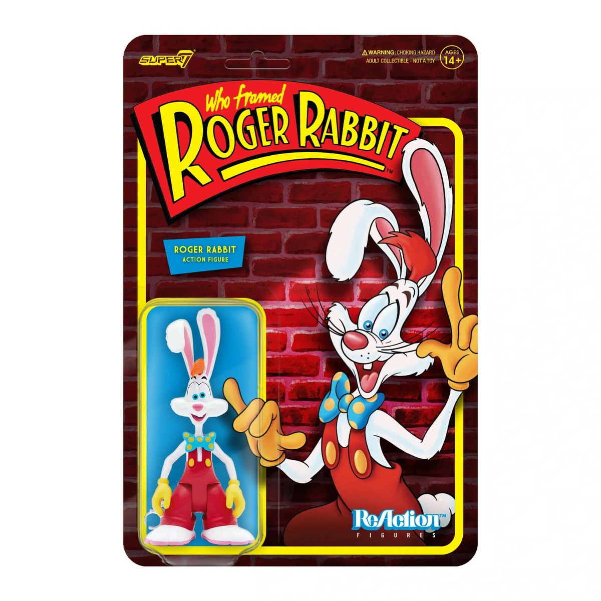 ロジャーラビット super7 ReACTION フィギュア 第一弾 コンプ Super7 ReAction WHO FRAMED ROGER RABBIT 3.75