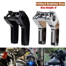 Alza manubrio 6" Club Style 1,5" pullback per Harley Low Rider Fat Street Bob